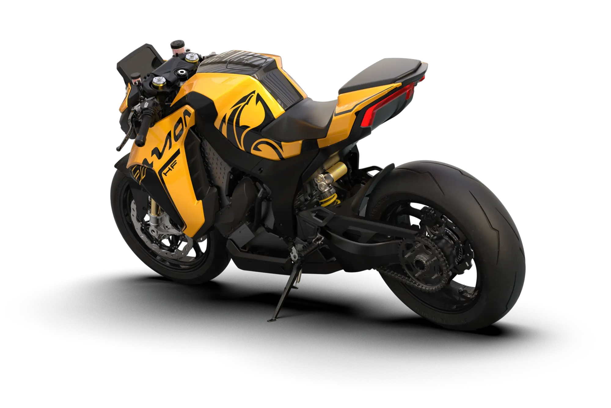 Rear view of HyperFighter