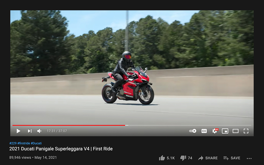 Chase on two wheels youtube video screenshot