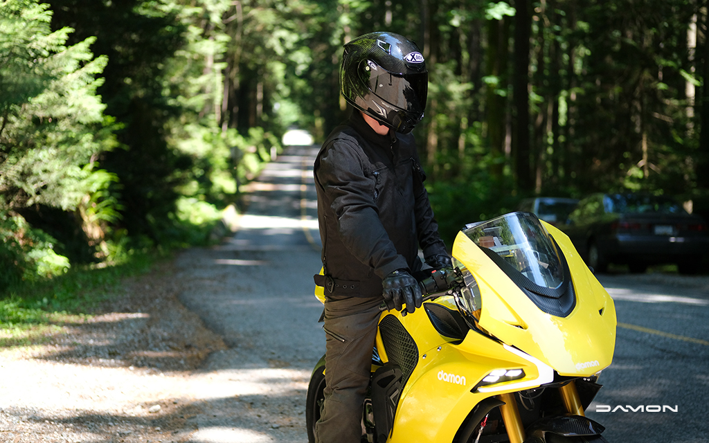 Damon HyperSport HS in the woods