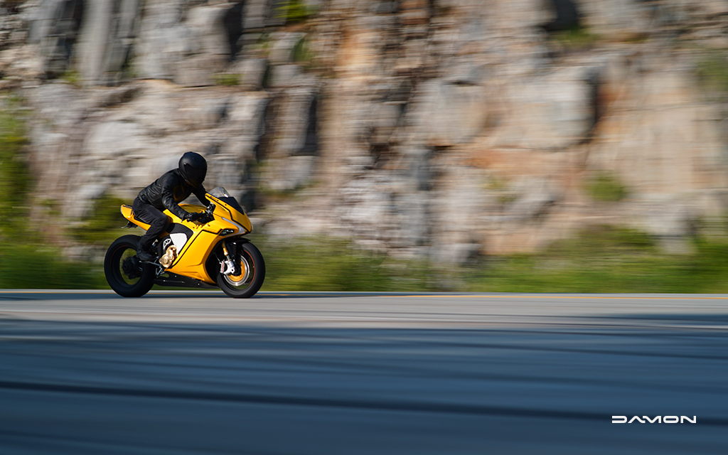 damon hypersport riding on the sea to sky highway