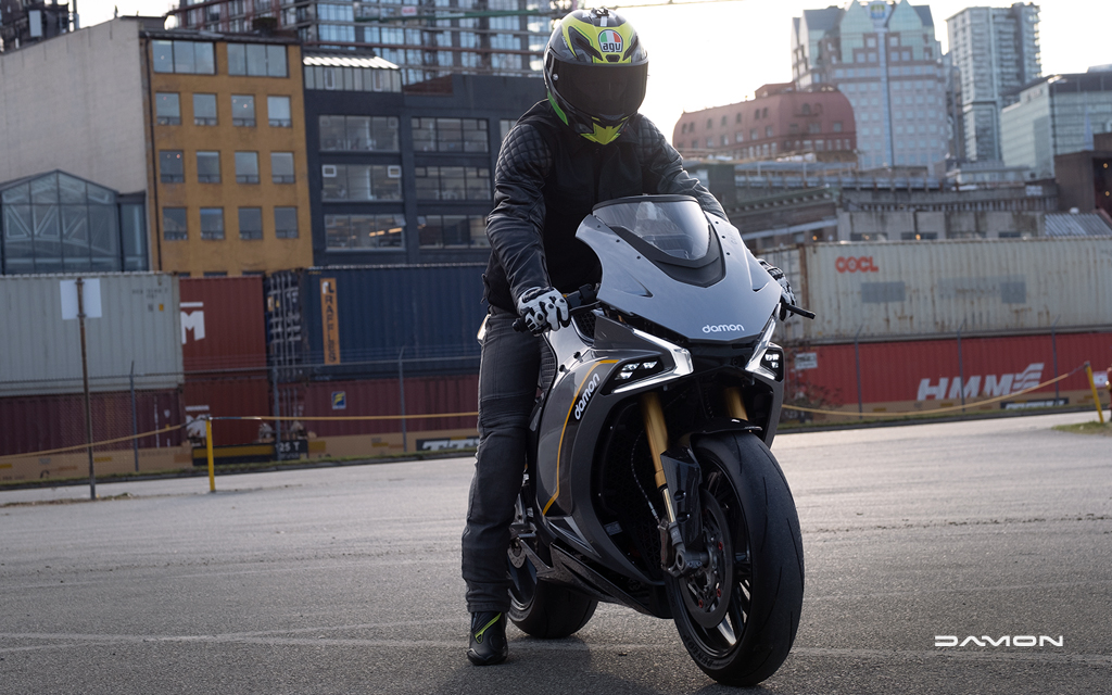 grey damon hypersport premier in a parking lot